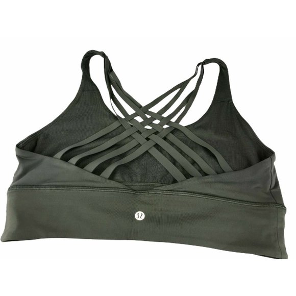 NEW NWT Lululemon Free to Be Moved Bra GRSG 12 L - Picture 1 of 9